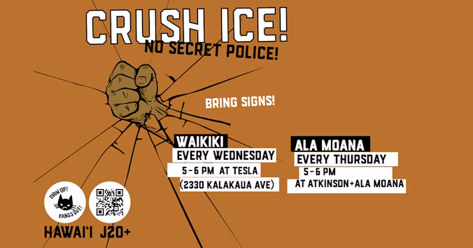 Crush ICE: weekly protest