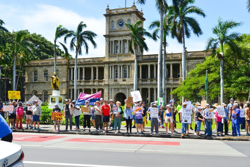 Protest in Hawaii