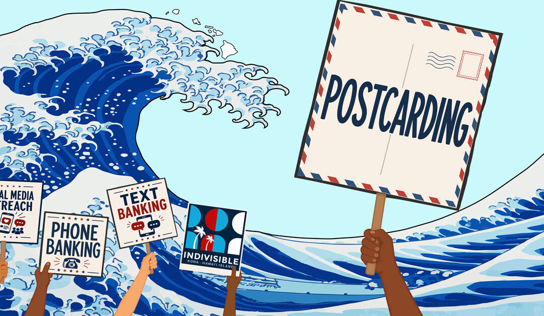 Postcard Party in Kealakekua