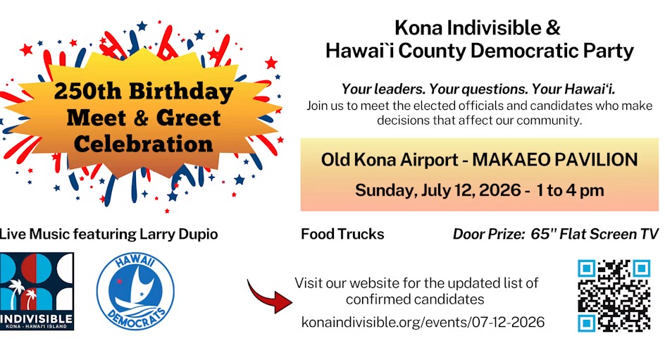 250th Birthday Meet and Greet – KONA