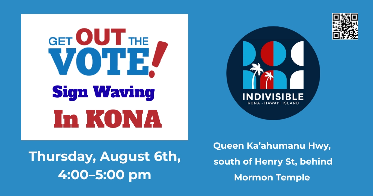 Get Out the Vote! – KONA