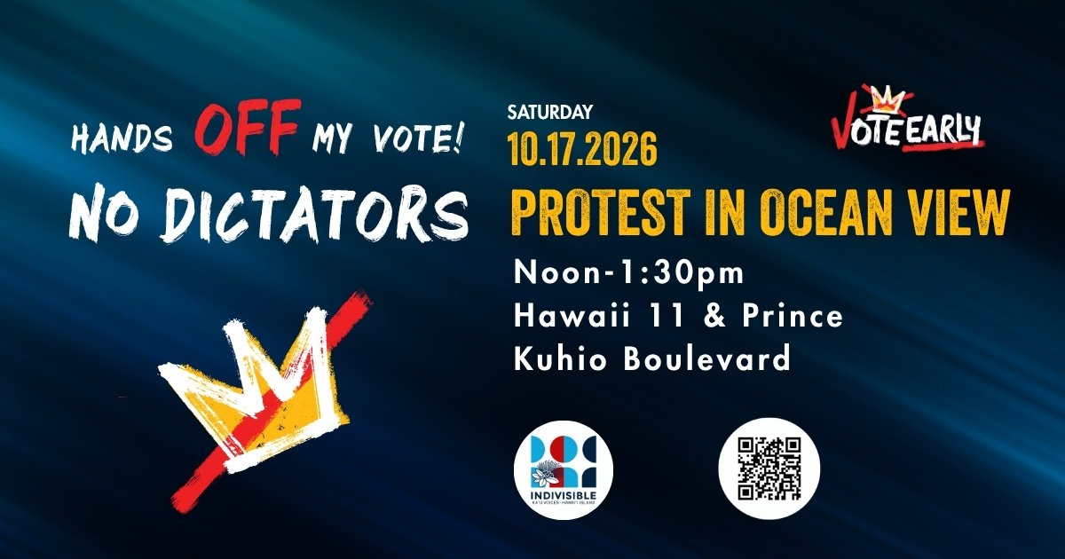 Hands Off My Vote – No Dictators! Protest