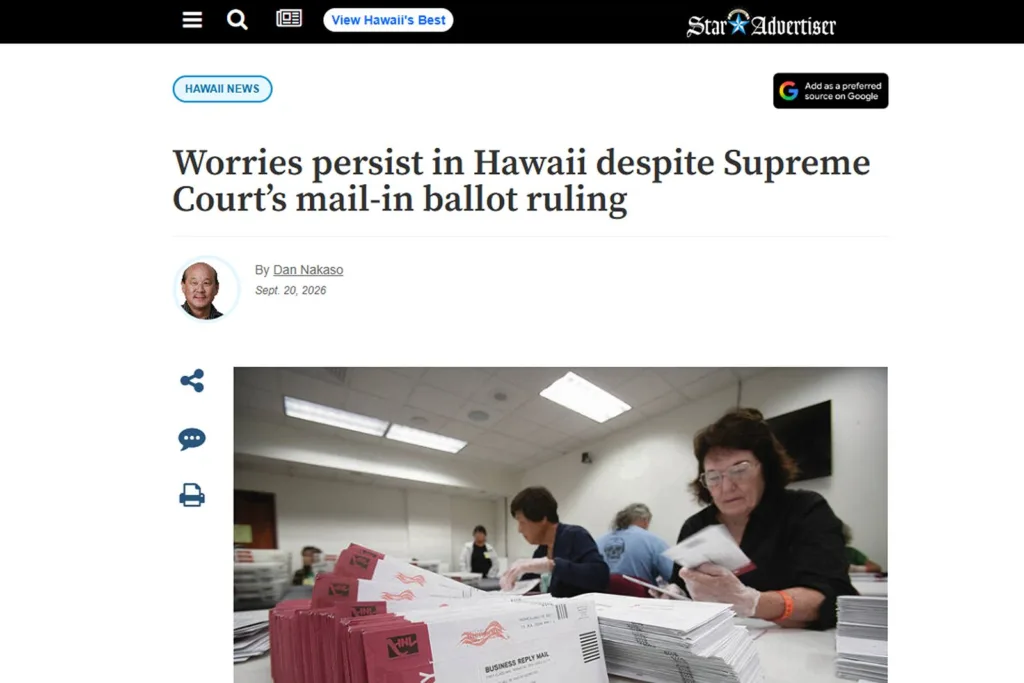 Screenshot from Worries persist in Hawaii despite Supreme Court’s mail-in ballot ruling Screenshot from Worries persist in Hawaii despite Supreme Court’s mail-in ballot ruling
